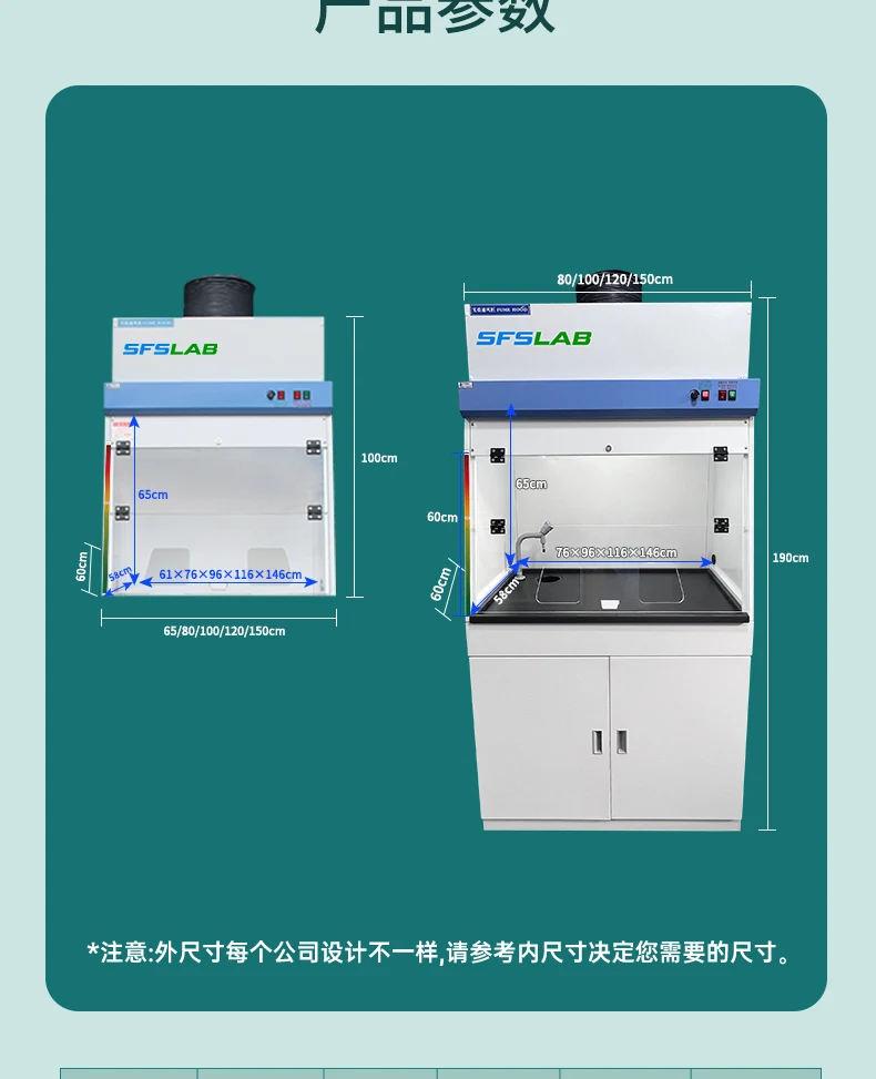 خزانة تهوية عادم مضاد للتآكل عادم دخان عادم #5