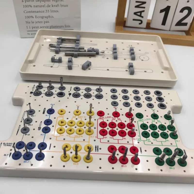 35pcs/Set ITI Implant Surgery Kit Professional Instrument Set for Implant Placement & Prosthetic Repair.