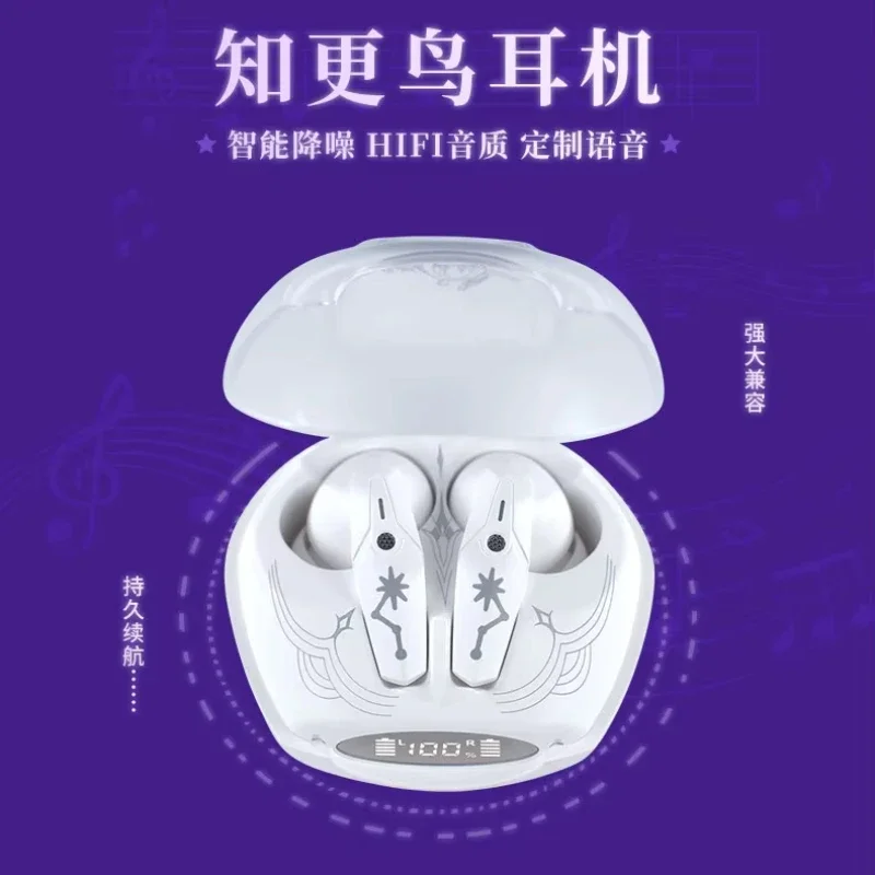 

Наушники Honkai Star Rail Robin TWS Bluetooth-гарнитура Беспроводные наушники-вкладыши Robin Sound Hi-Fi значок акриловая подставка подарок