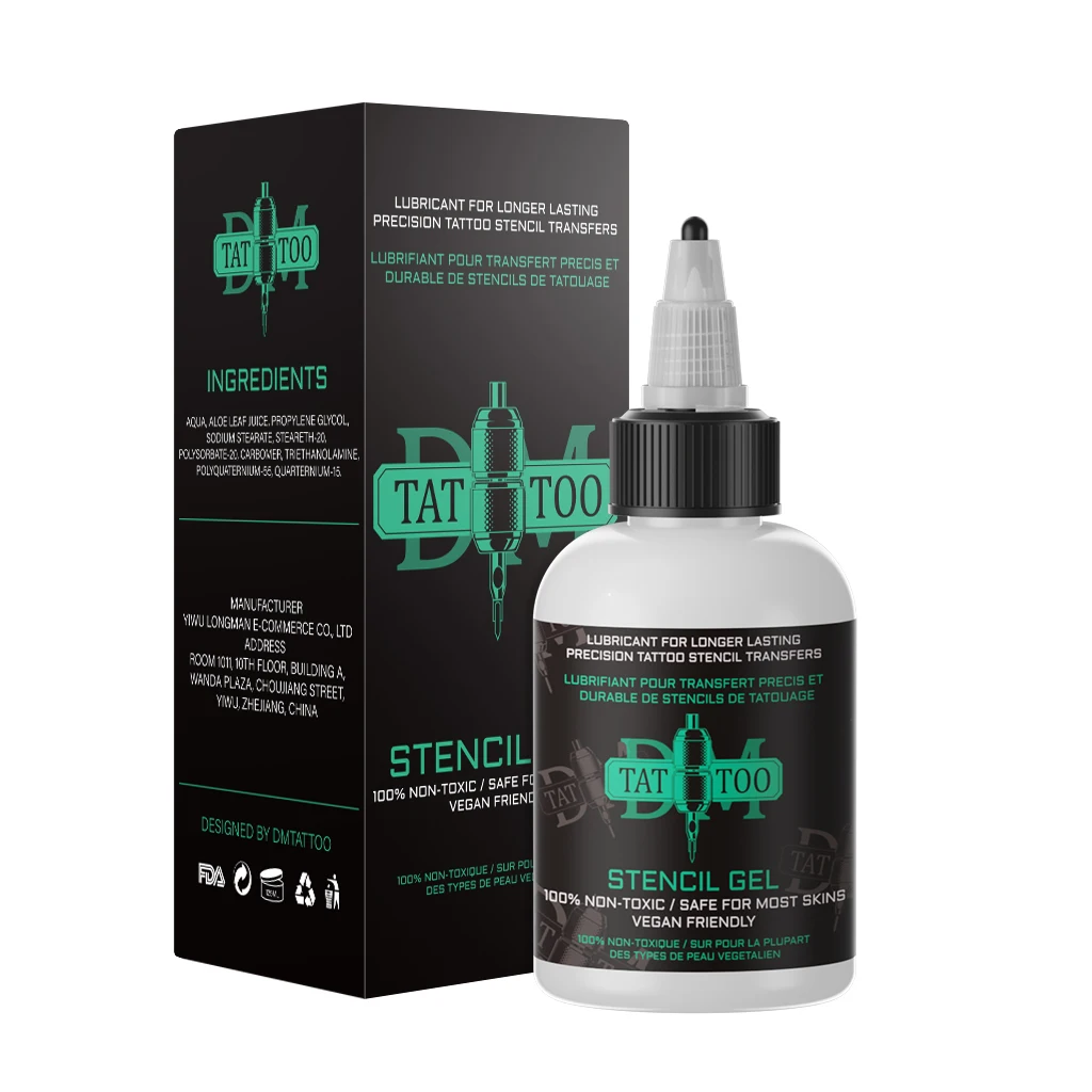 30/120ML DM Professional Tattoo Transfer Stencil Gel Thermal Copier Tattoo Transfer Stuff Solution Cream Tattoo Ink Set