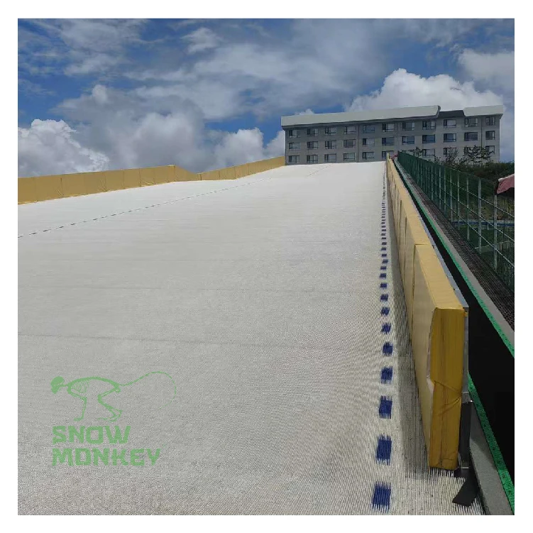 Alpine Skiing White Artificial Dry Ski Outdoor Sport Plastic Ski Resorts Dry Slopes