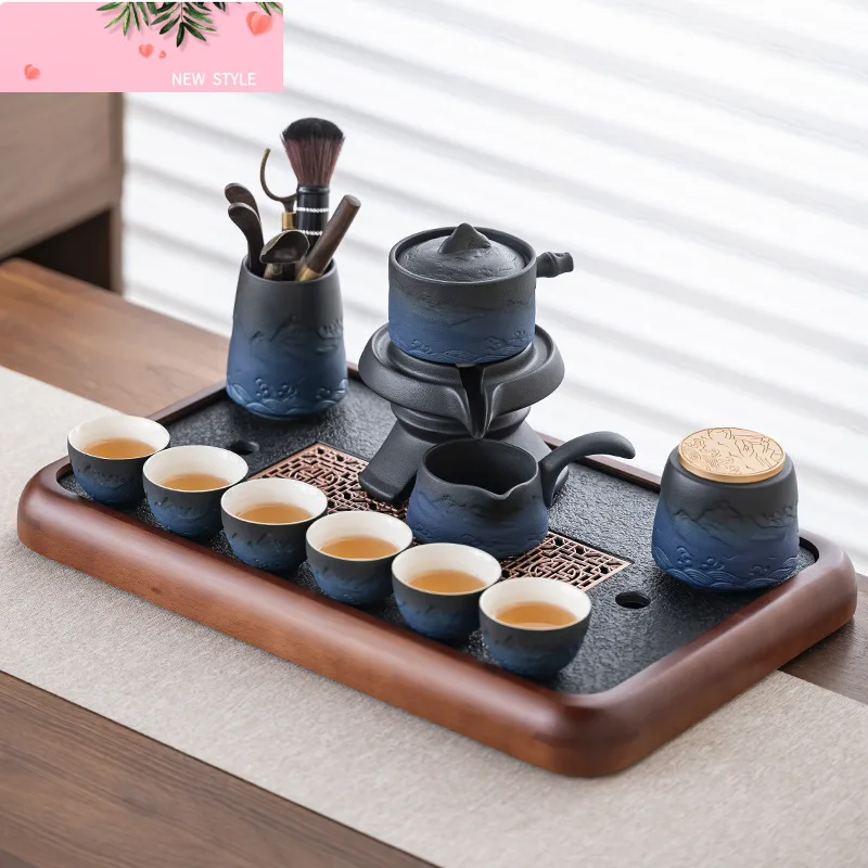 

Chinese Kung Fu Tea Set Drinkware Purple Clay ceramic Binglie three options include Tea pot Cup Tureen Infuser TeaTray