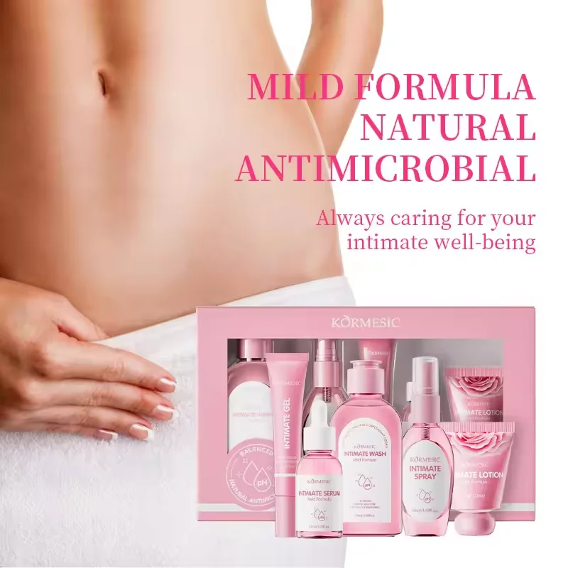 

KORMESIC — женский набор для частного ухода, набор для ежедневного ухода за кожей, набор для украшения ванны, изысканный гладкий набор, премиум-класса из 5 предметов/набор