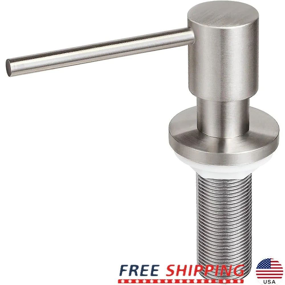 

Латунный дозатор мыла, насос для кухонной мойки, длинный носик, многоразовая нержавеющая сталь, устойчивая к коррозии, простая установка, многофункциональная, прочная