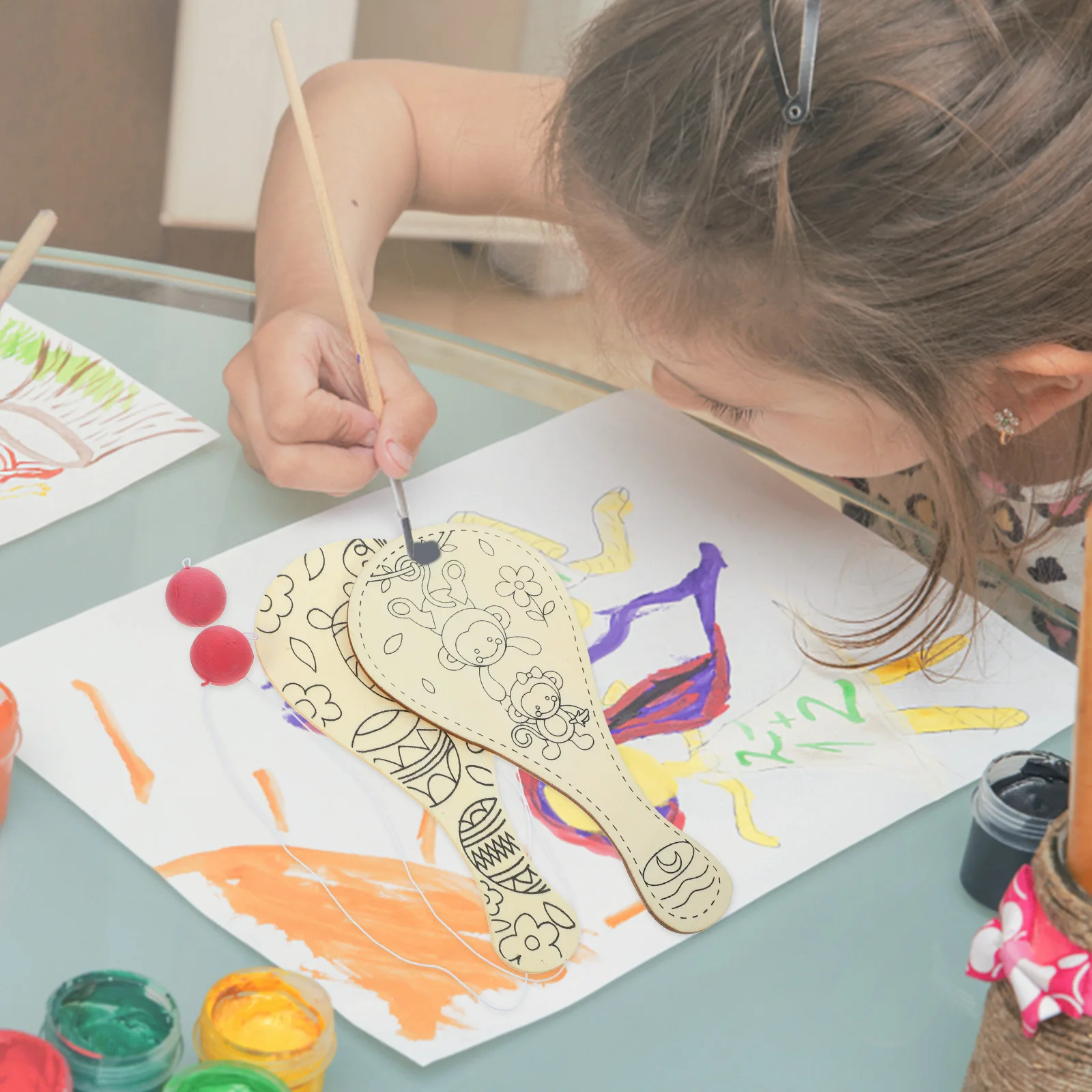 3 set di aquiloni per graffiti fai da te per bambini, aquiloni per pittura vuota, per auto disegno, volo all'aperto, artigianato educativo, aquiloni per graffiti