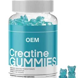 OEM Private label Creatine HCL Energy booster gummies