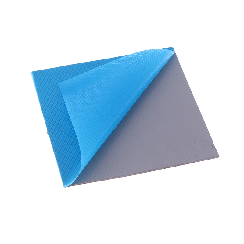 

1 шт. 0,3/0,5/1,0/1,5 мм силиконовые термопрокладки клейкие изолирующие силиконовые смазочные листы 15 Вт лист теплопроводящей прокладки