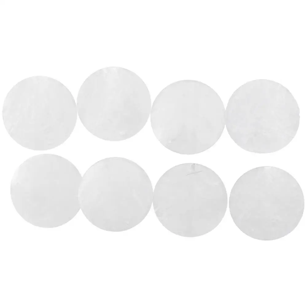 Oyster Shell 60 Pcs Capiz Shells with Holes 2 Inches Shell Wind Chimes Round Shells Outside