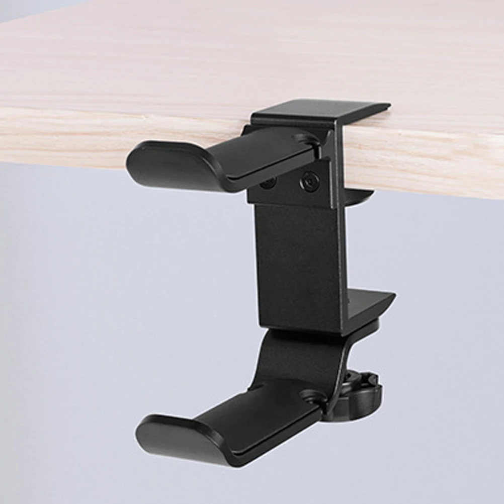 

Adjustable Headphone Holder For Desk Headset Stand Gaming Hanger Space-Saving Sturdy Headphones Rack No Drilling Durable Pc