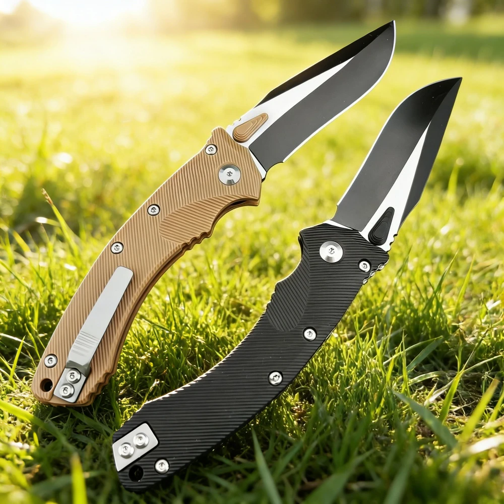 

Тактический складной нож высокой твердости, многофункциональный инструмент для рыбалки, лезвие 8Cr13MoV, ручка из нейлонового волокна, прочный карманный нож EDC