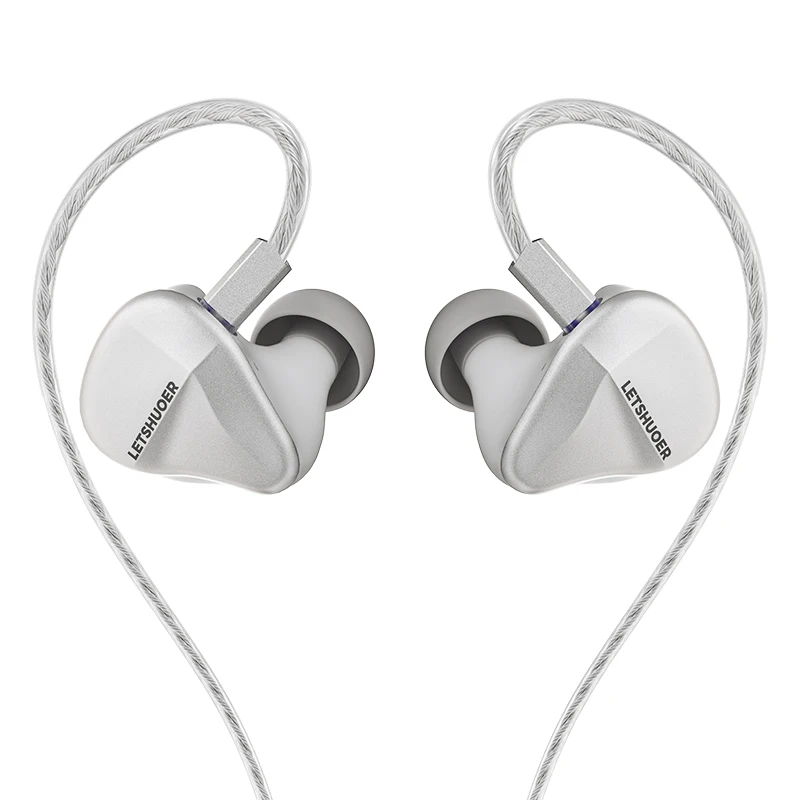 有線イヤホンLETSHUOER-Cadenza4,iem,Hifi,ハイファイモニタリング