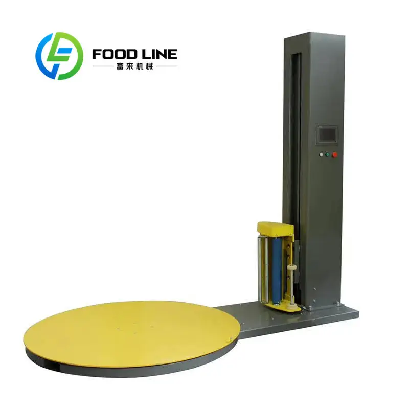 Pallet Wrapping Machine For Food And Beverage Industry Hygienic Safe Packing Suitable For Food Factory Warehouse Use