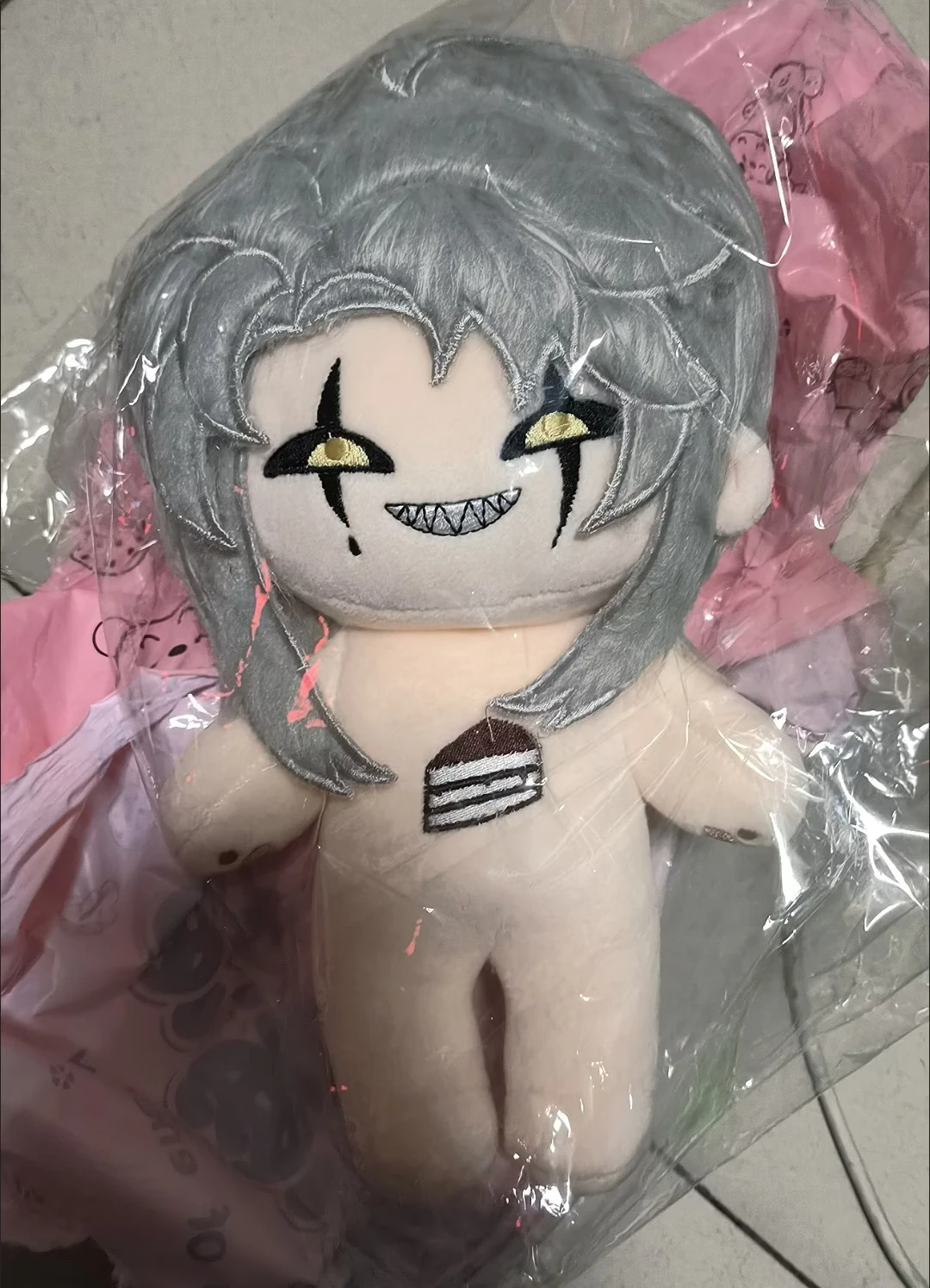 20cm The Freak Circus Plush Toys Pierrot Attributes Dress-up Stuffed Doll for Children Adults Collectible Game Plushie Gifts