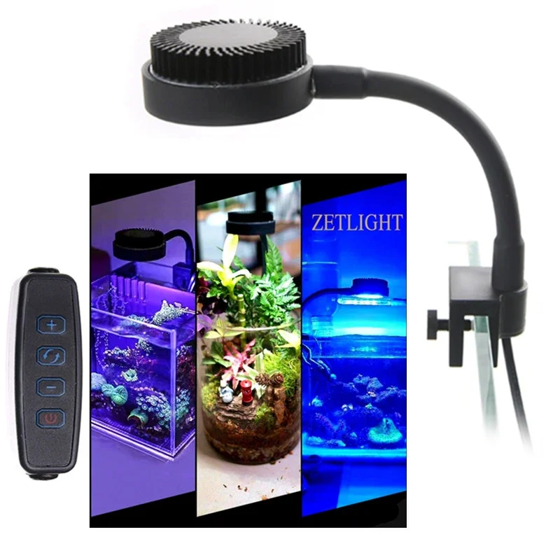 Zetlight LED light M1 4 modello LED spettro completo Nano piccolo acquario acquario acqua di mare acqua salata barriera corallina marina luce a LED