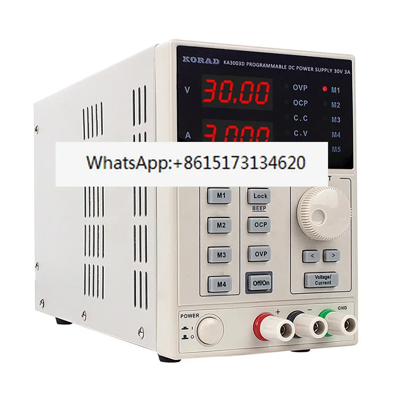 KA3003D/KA3003P Programmable linear DC regulated power supply can be adjusted to 30V 3A