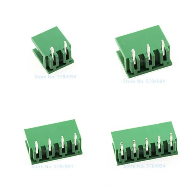 KF2EDGR 5.08 2P/3P/4P/5P/6P/7P/8P/9P/10/11P/12P PCB connector plug-in terminal block  2EDGR 5.08mm 2P-12PIN Curved needle L type