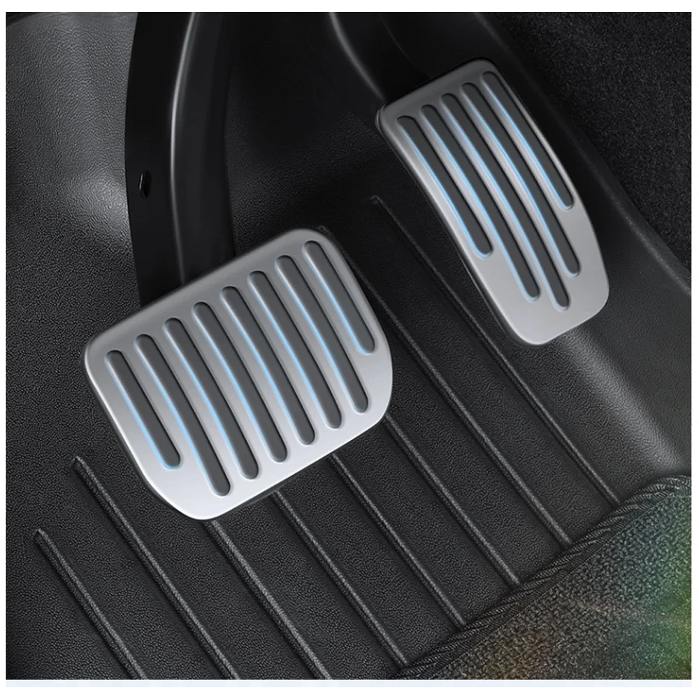 Car Stainless Steel Pedal for Mercedes Benz EQE EQC EQS EQA V295 H243 N293 V297 450+ 350 AMG Brake Footrest Pad Cover Accessorie