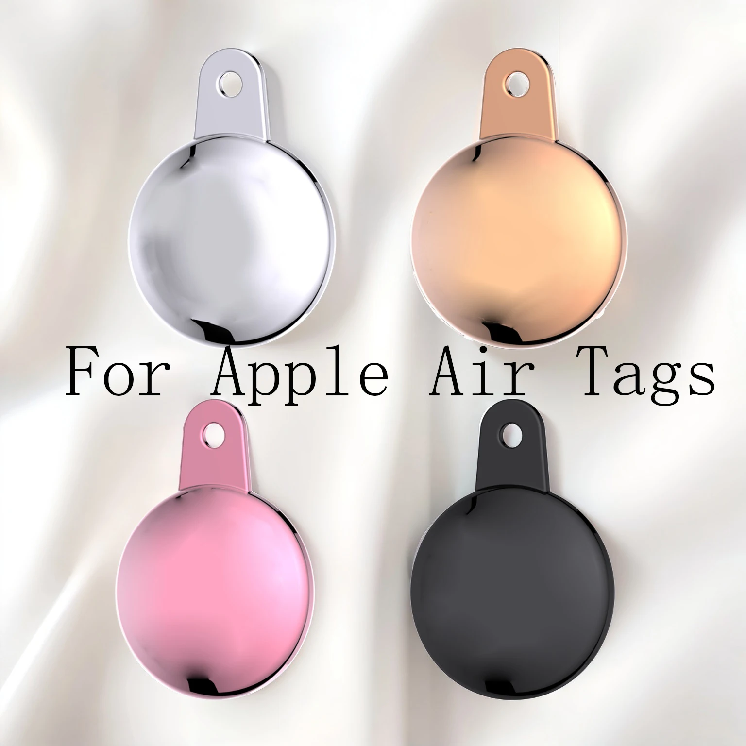 Airtag Holder Air Tag Case, Anti-Scratch Airtags Key Chain for Apple Air Tags, Airtag Accessories for GPS Item Finder Tracker