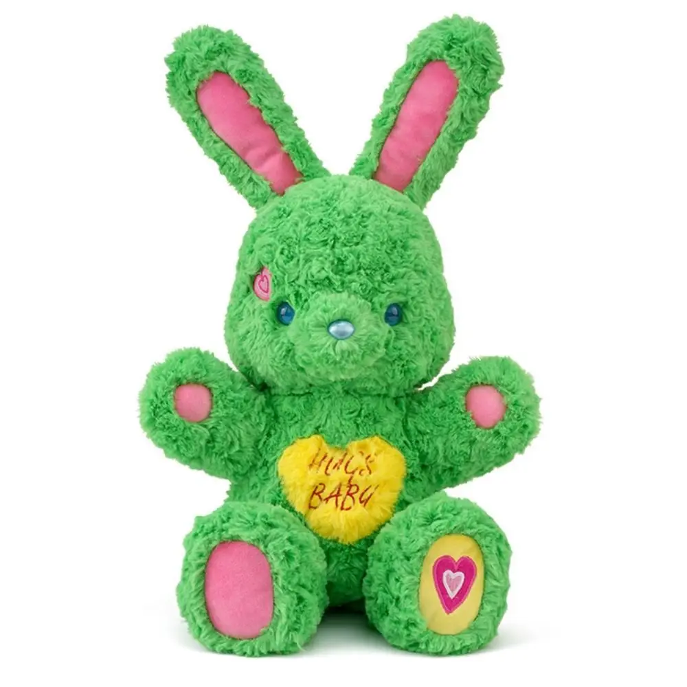 Kawaii encaracolado abraço bebê urso brinquedos de pelúcia rouge loveheart abraço bebê coelho boneca 30/40cm bonito animais de pelúcia brinquedo meninas