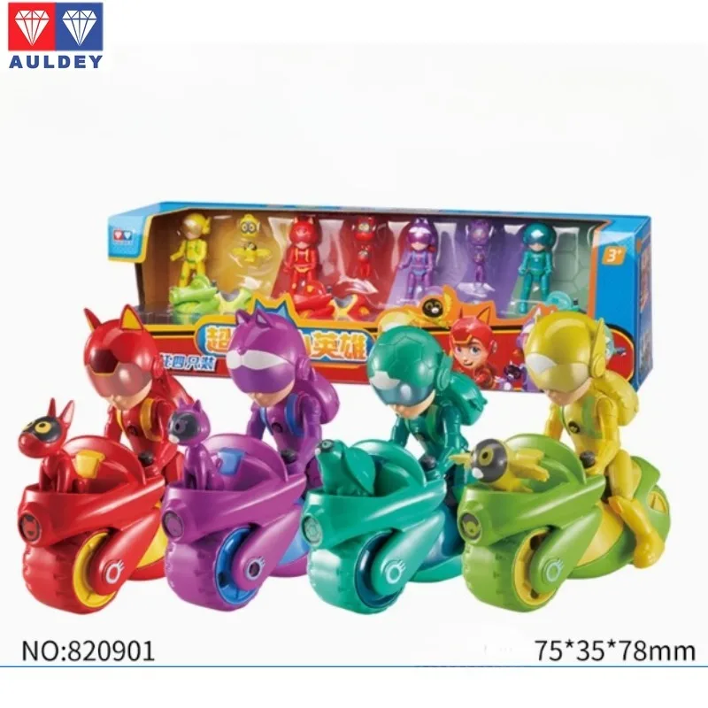 

In Stock AULDEY‌ Genuine Super Little Hero Cool Sky Motorcycle Nini Backpack Pet Can Do Figure Model Collection Holiday Gifts