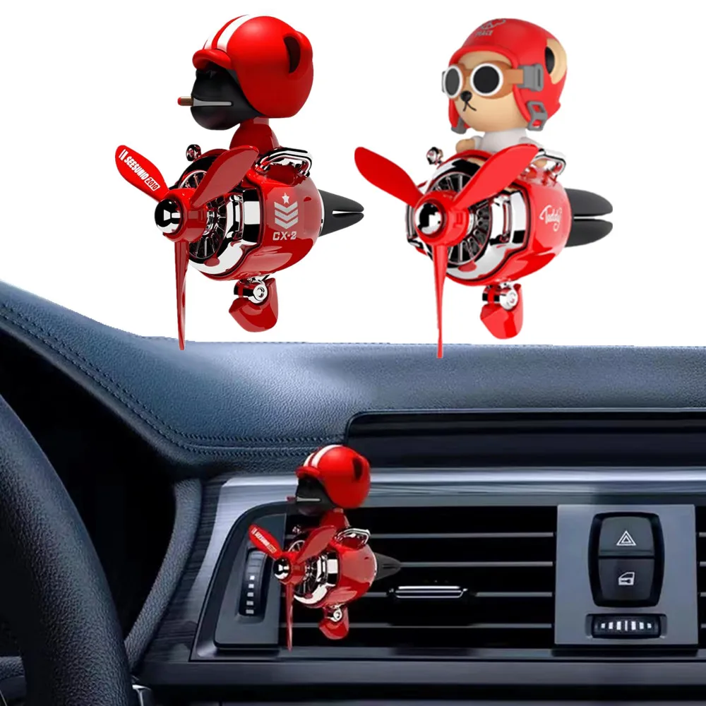 

Car Ornaments Interior Accessories Skulls Shaking Head Oscillating Rotating Propeller Air Outlet Car Decoration for Car Ornament