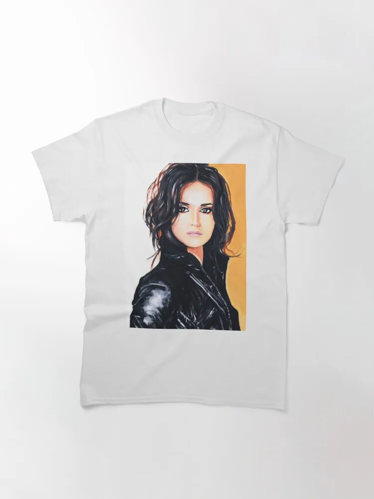 Penelope Cruz Classic T-Shirt  Back Print Loose Oversized 100% Cotton Tops