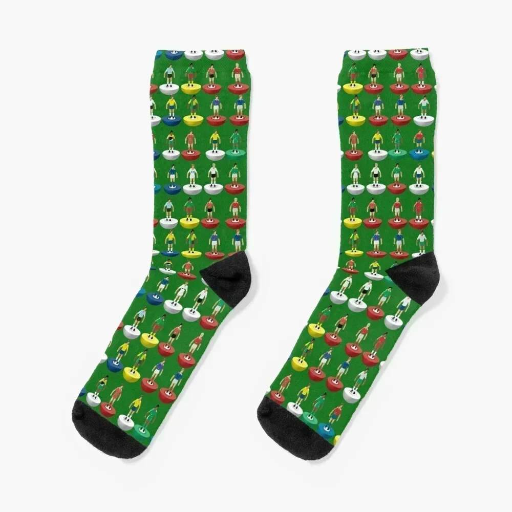 

World Subbuteo players Socks Stockings cute funny gift Designer Man Socks Women's