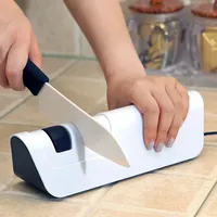 RISAM-Electric Knife Sharpener, High Quality Diamond, Professional Sharpening Stone, Grade 4, European Plug, Kitchen System