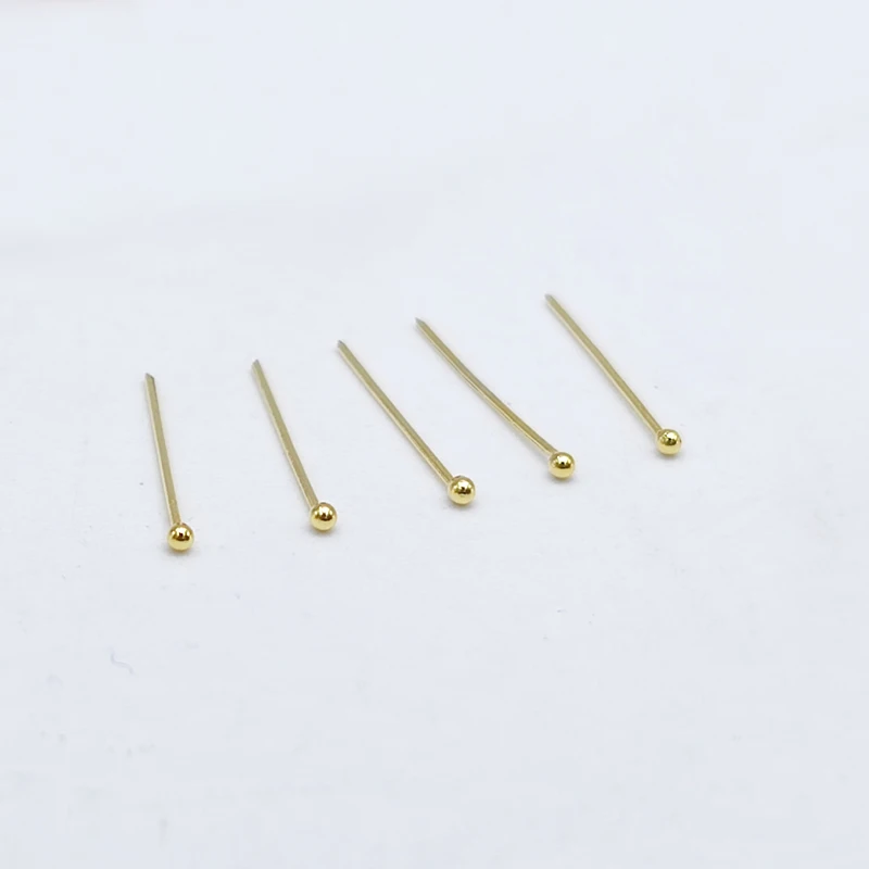 2022 nuovo Mini Design 1mm palla Piercing al naso in argento Sterling 925 borchie naso perni osso Nariz Piercing gioielli 12 pz/pacco