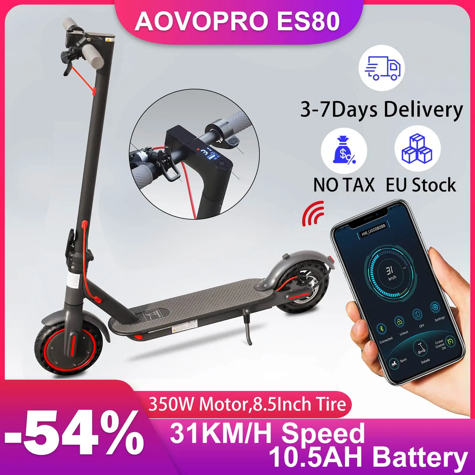 Global Version EU Dropshipping Electric Scooter M365 Adult Smart Skateboard Foldable Hoverboard Patinete Electrico 30km Battery