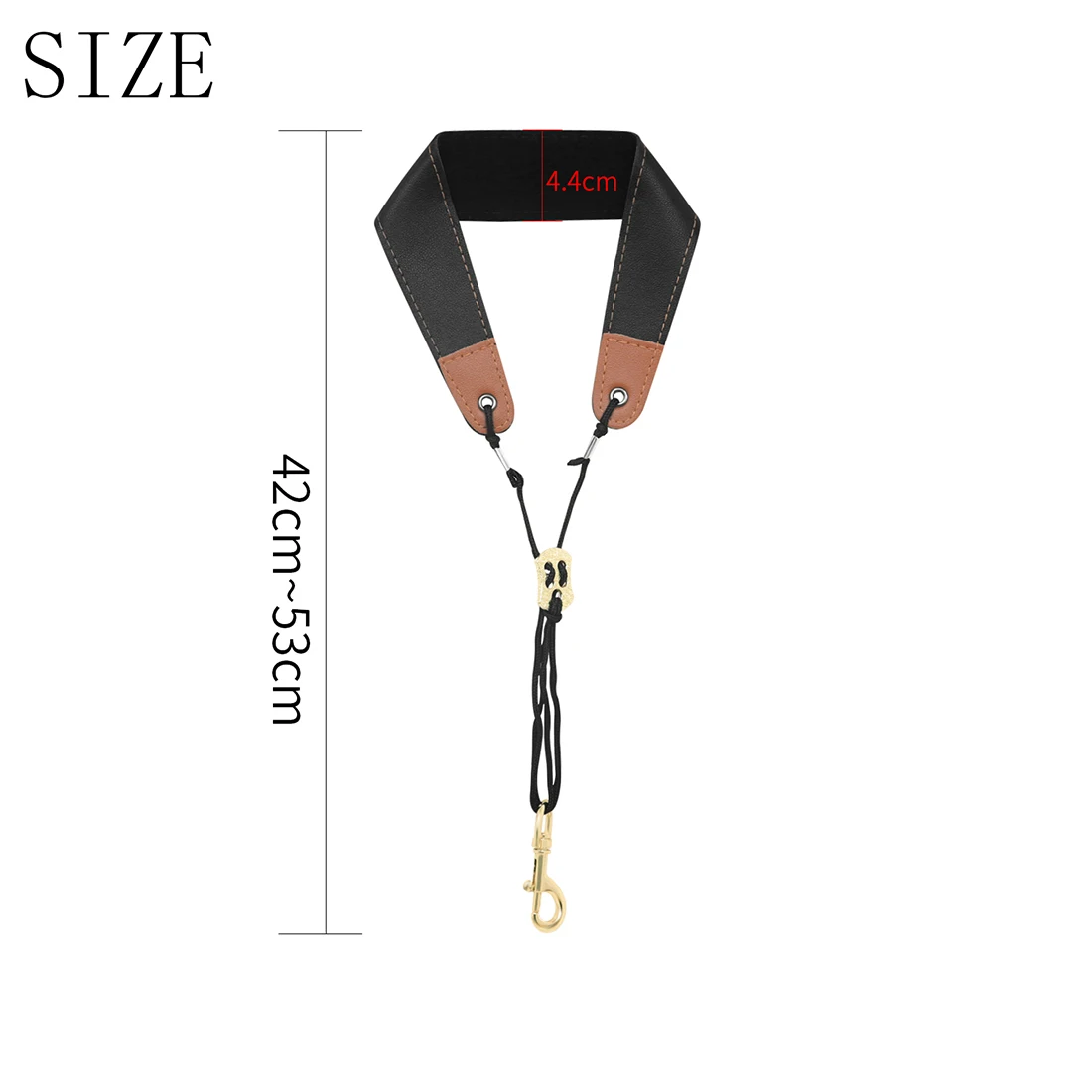 Sax Strap for Saxophone Leather Saxophone Lanyard  Neck Strap Protection Neck for tenor alto soprano sax Musical Instrument Part