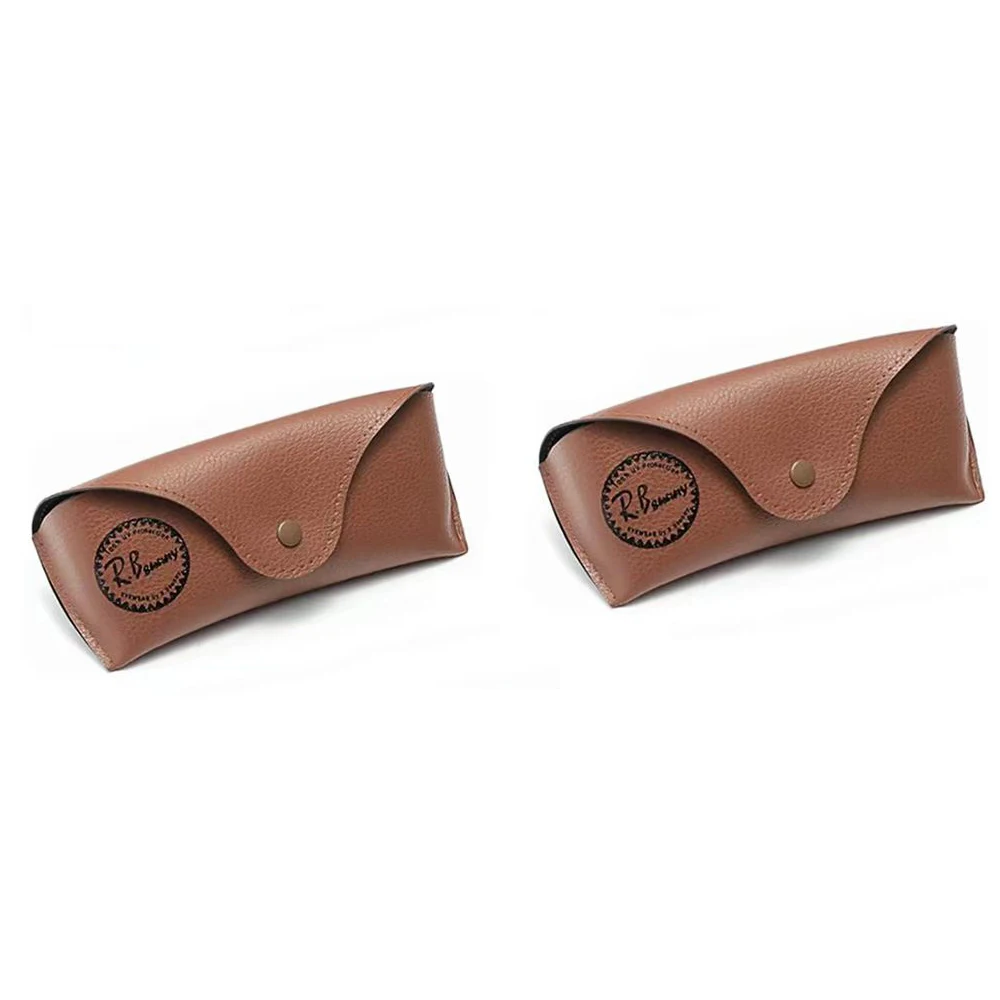 1/2/3/5/10 PCS Leder Weiche Brillenetui Für Männer Frauen Brillen Box Tasche Schutz Fall Zubehör