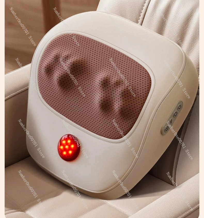 

Массажер для шеи, спины, талии, полностью автоматическая подушка для разминания плеч и шеи, многофункциональная