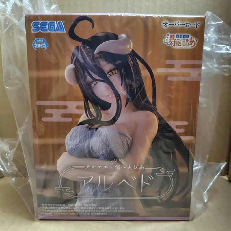 In Stock Original SEGA OVERLORD Hot Spring Park ALBEDO PVC 14CM Anime Action Figures Model Collection Toy