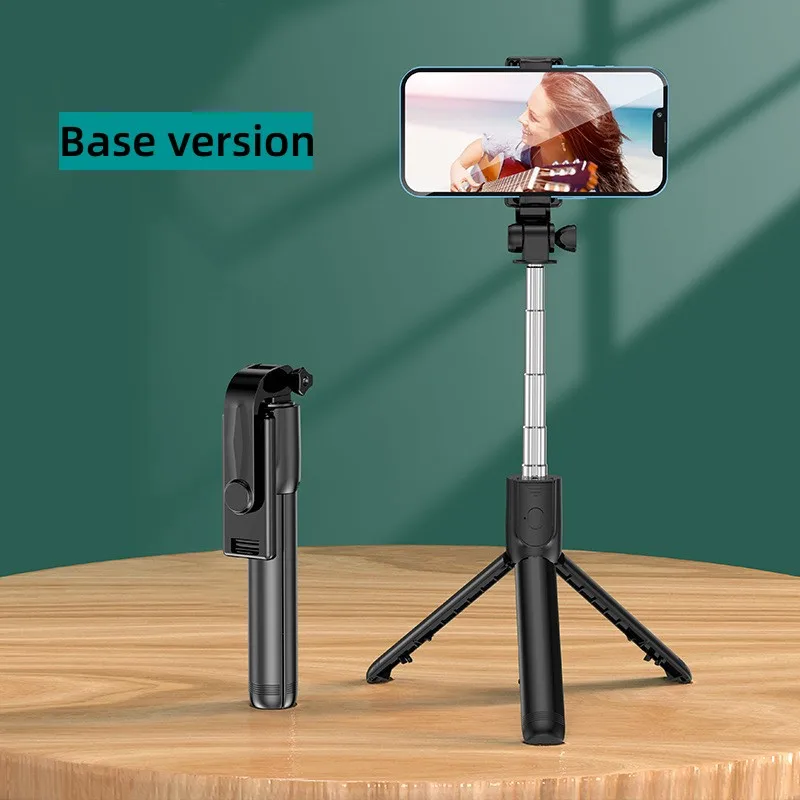 Tripé de foto com suporte ao vivo para celular, tripé multifuncional para gravação de vídeo, selfie, pouso