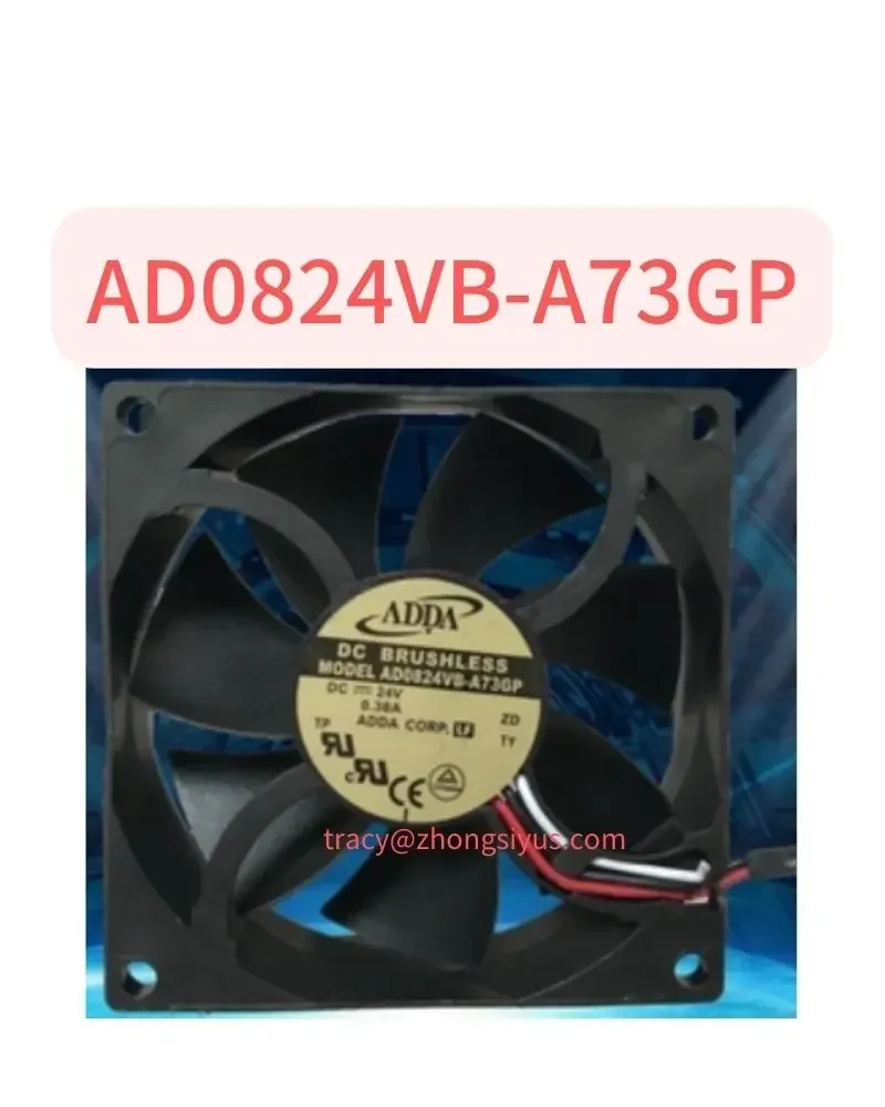 

AD0824VB-A73GP Brand New Original Genuine 8025/24V 3-Wire Inverter Cooling Fan
