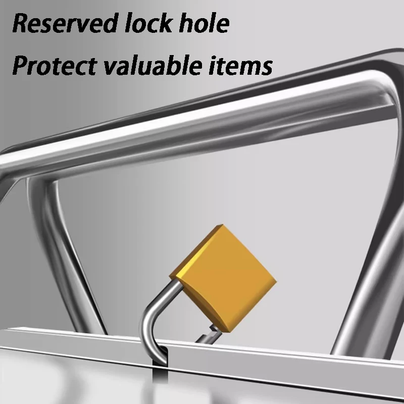 Stainless Steel Toolbox Foldable Hardware Tool Storage Boxes Handheld Repair Tools Organizer Case Portable Tool Suitcase