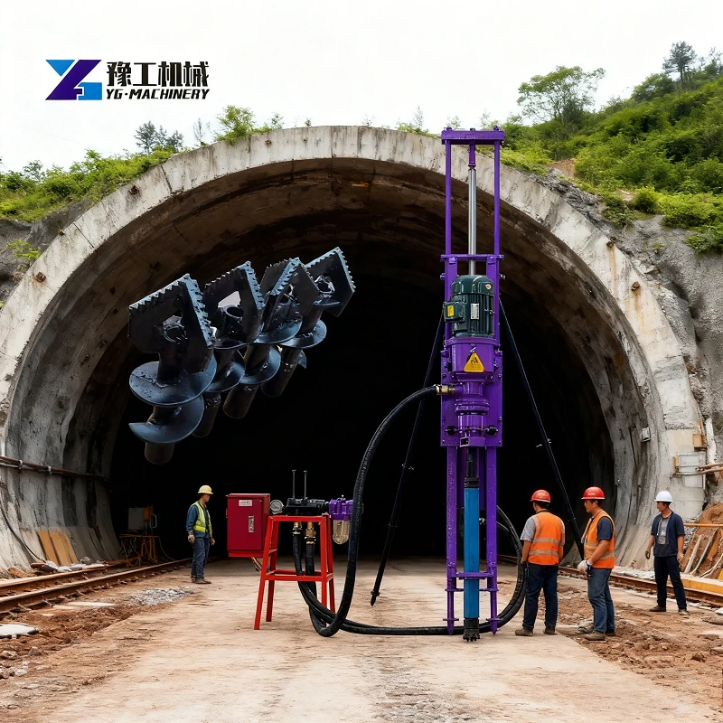 Customized Small DTH Hammer Drilling Rig 450mm Hole Diameter Compact Design for Mine Construction