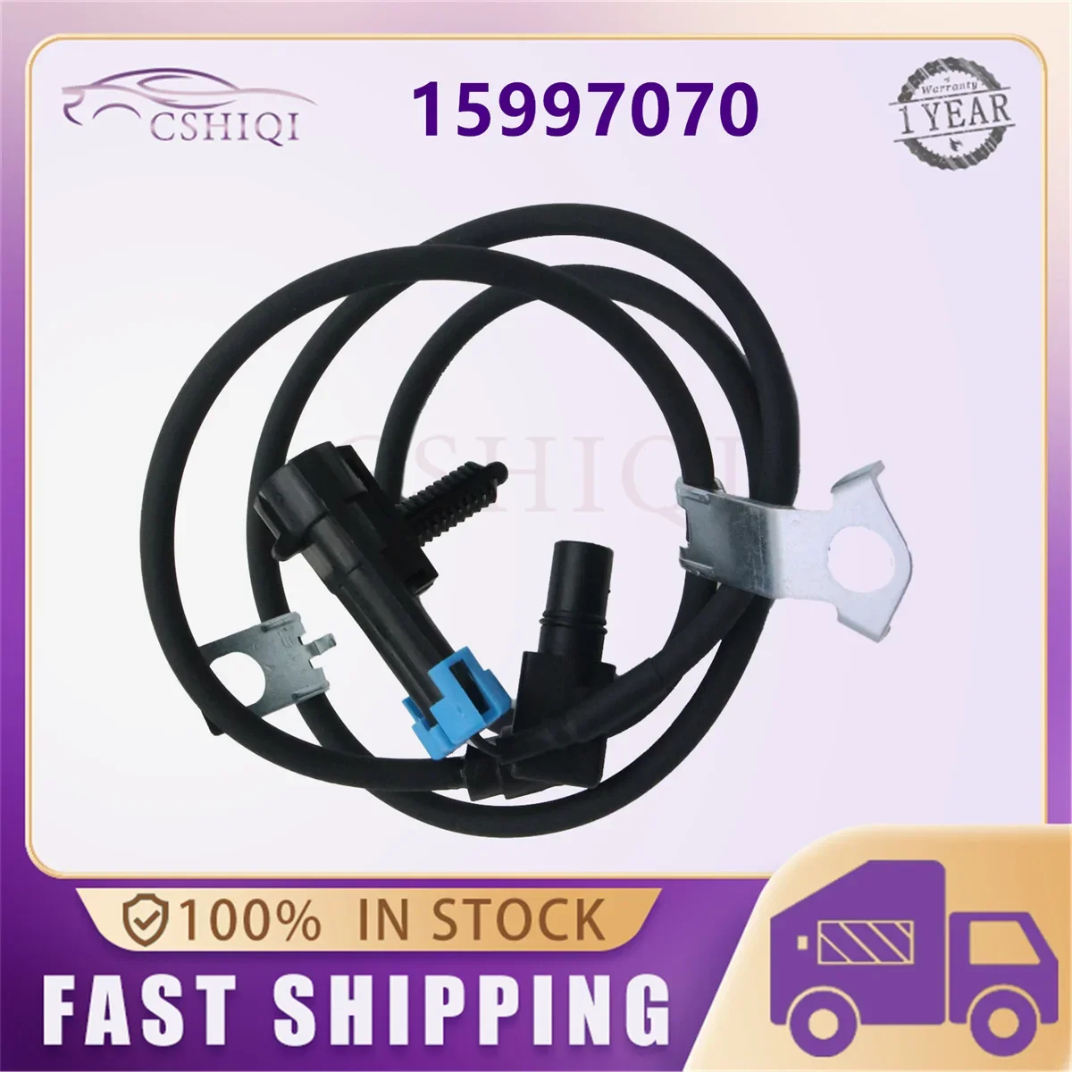 15997070 Front Right ABS Wheel Speed Sensor For Chevrolet Express 1500 K1500 Silverado Avalanche Tahoe Blazer S10 Astro 19181882