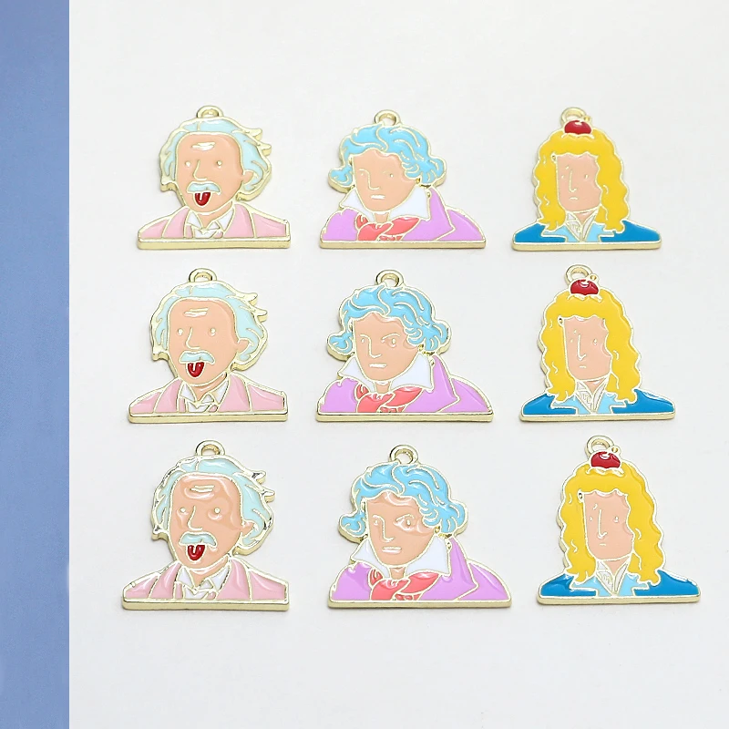 1-шт-цветная-мультяшная-версия-подвеска-из-сплава-«Великий-человек»-ювелирные-изделия-ручной-работы-серьги-ожерелье-аксессуары-материал-брелок-подвески