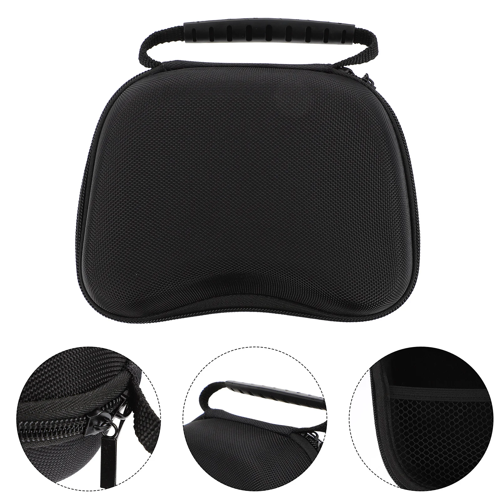 

EVA Game Controller Bag Protective Storage Case Scratch Resistant Lint Hand Strap Large Space Double Zippers