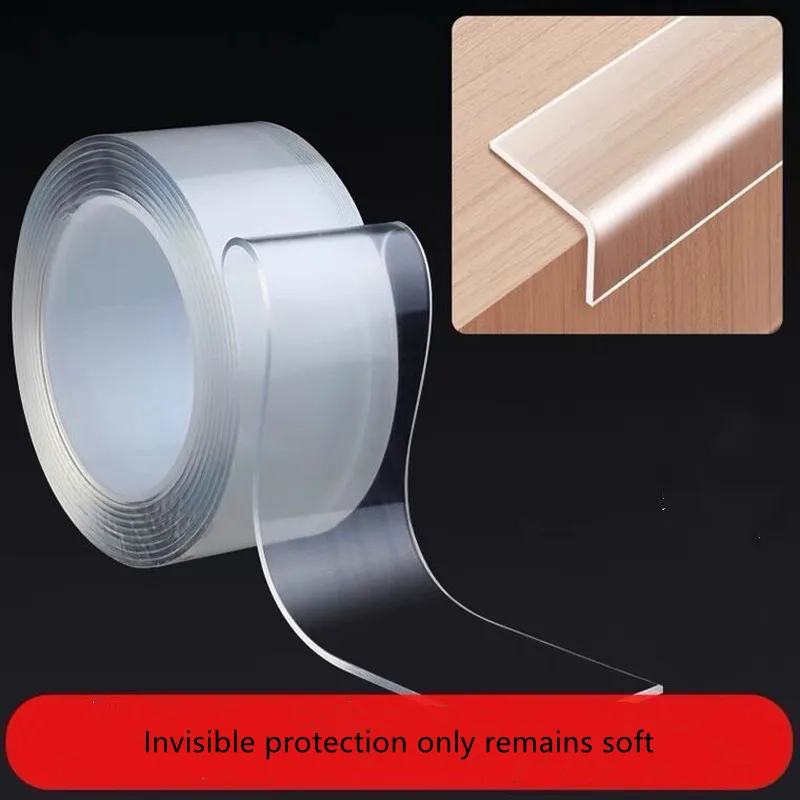 Baby protection Transparent edge protection strip Child safety table corner anti-collision strip for cabinet table drawers