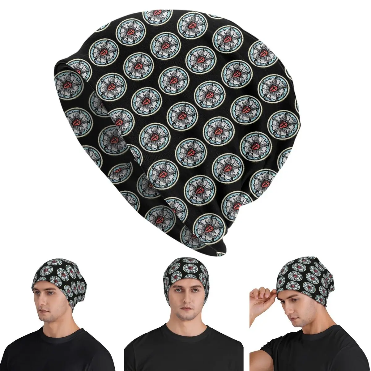 

Martin Luther Rose Lutheran символ потертая мел 5, Solas Skullies шапочки шапки теплая осенняя шапка вязаные шапки для взрослых