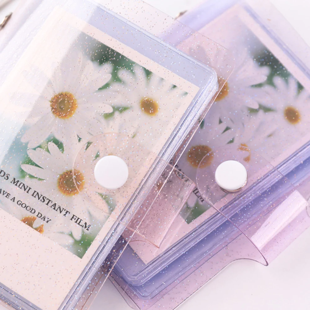 Cute 3 inches Jelly Color LOMO Cards Binders Albums Card Stock Instax Album Photo Album Mini Photo Album Card Holder