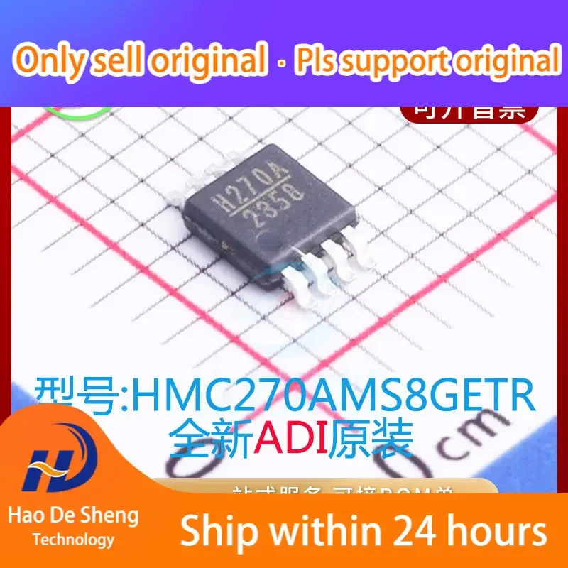 

10PCS/LOT HMC270AMS8GE RF IC Logo H270A MSOP-8 New Original in Stock Power bank