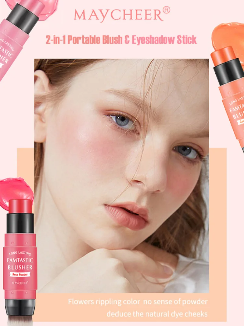 Portátil Blush Stick Fine Glitter Saturação