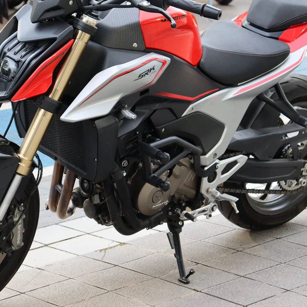 Motorcycle Crash Bar Engine Protector Bumper Guard For QJMOTO SRK600PRO SRK 600 PRO Anti‑Collision Frame Protection