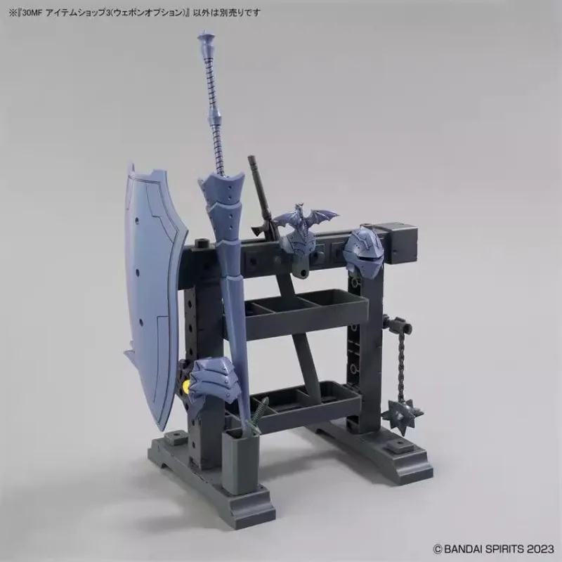 In Stock BANDAI Original 30MF ITEM SHOP 3 OPTION Swords Shelf Anime Figure Assembly Model Toy Collectible Ornament Gift Children