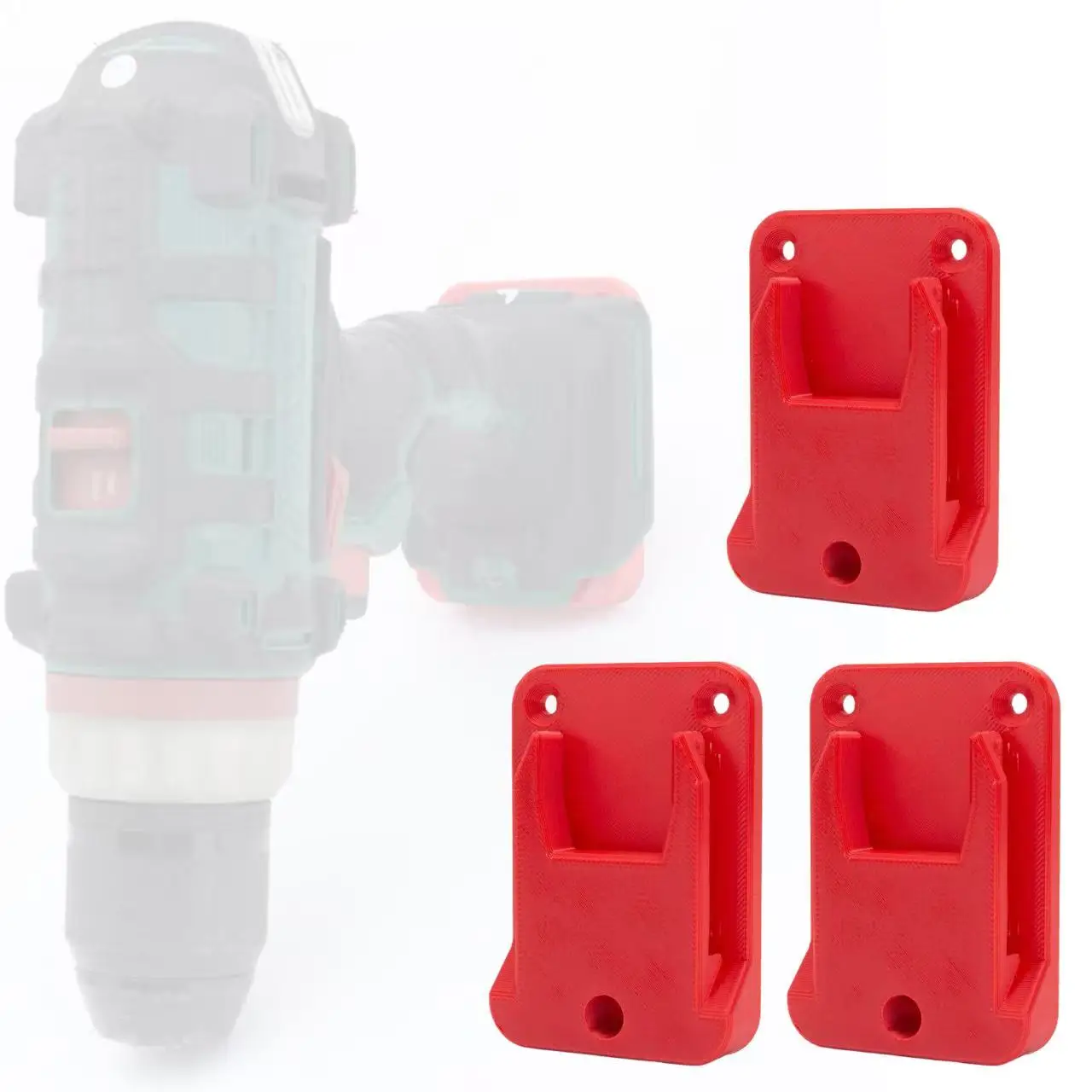 

3 упаковки для Lidl Parkside, крючок для дрели, настенный органайзер для инструментов, настенный органайзер, кронштейн для зажима, вешалка (без инструмента)