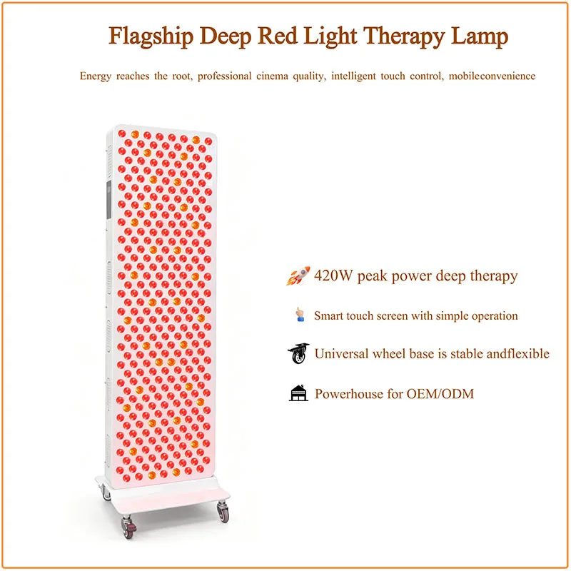Led Light Therapy Full Body Red Light Therapy Panel Red Light Therapy Lamp for Home Use